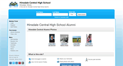 Desktop Screenshot of hinsdalecentralhighschool.org