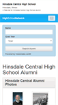 Mobile Screenshot of hinsdalecentralhighschool.org